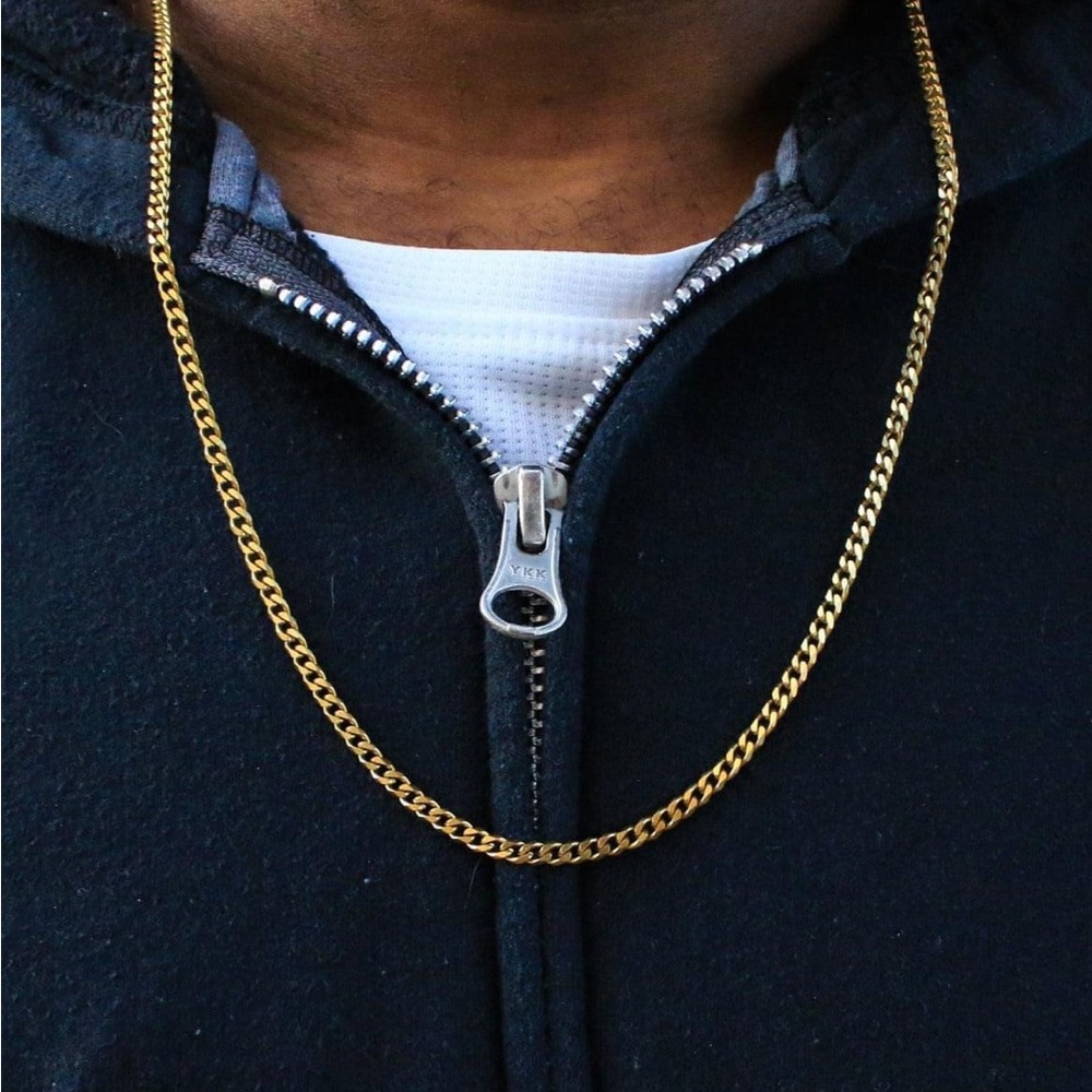 "RAFAEL" 3MM CUBAN CHAIN